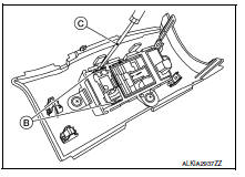 Trunk lid opener switch