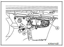  Front door handle : removal and installation - inside handle