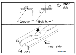 Liquid gasket application procedure