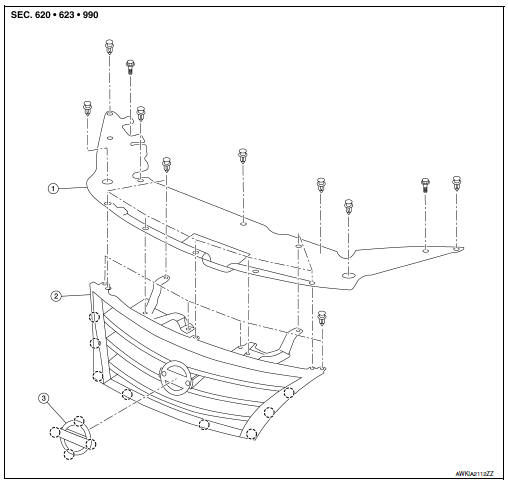 Front grille