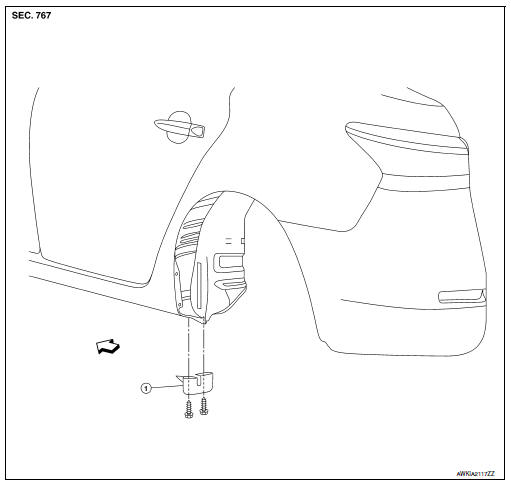 Rear wind deflector