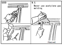 Precautions in repairing high strength steel