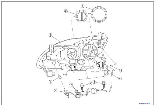 Front combination lamp