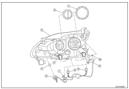 Front combination lamp