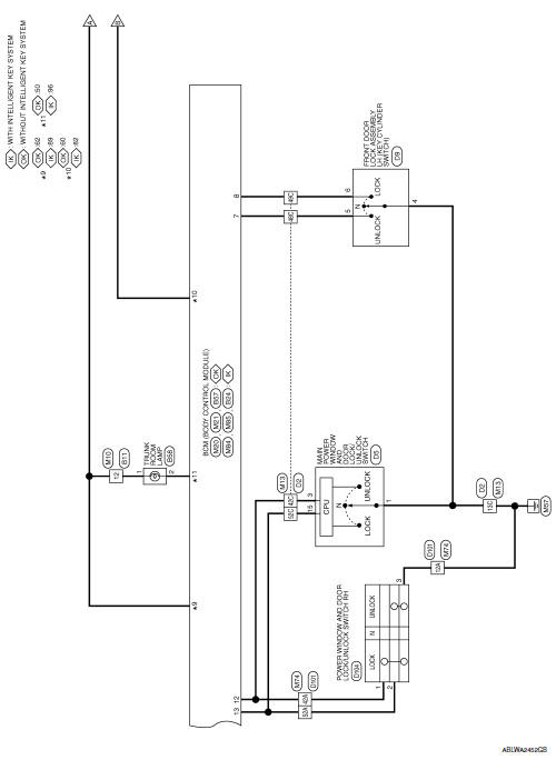 Interior room lamp control system