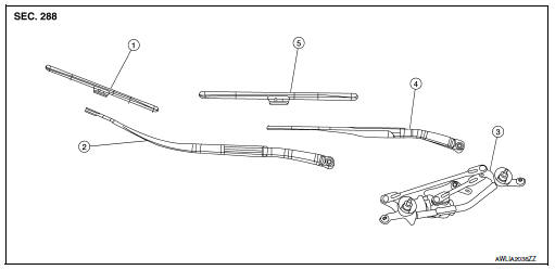 Front wiper drive assembly