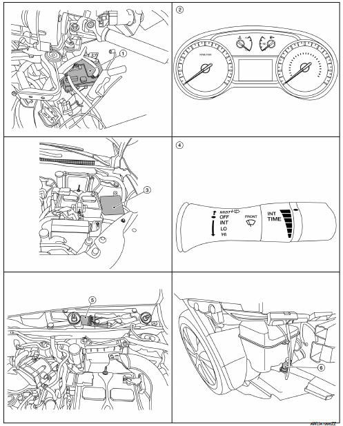 Front wiper and washer system