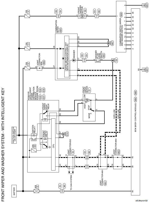 Wiring diagram - with intelligent key
