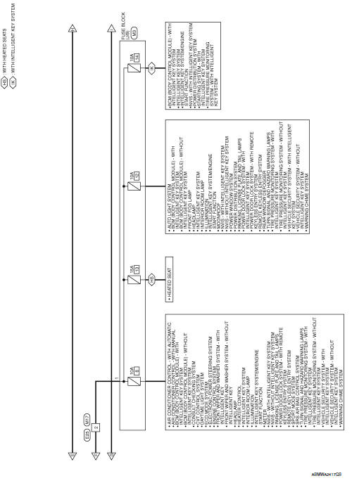 Wiring diagram вЂ” battery power supply