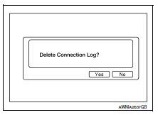 Delete unit connection log