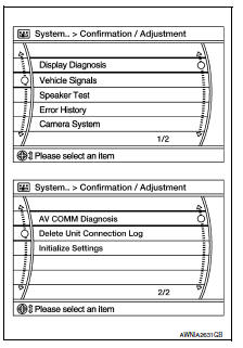 Audio Unit Confirmation/Adjustment