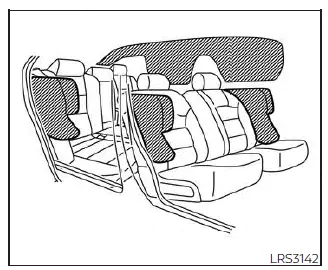 Nissan Sentra Supplemental Restraint System air bag precautions