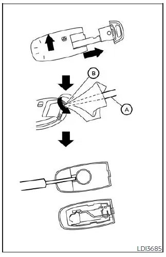 Nissan Sentra Intelligent Key battery replacement overview