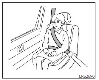 Nissan Sentra booster seat fit test for larger children