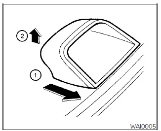 Nissan Sentra exterior glass cleaning and rear window care