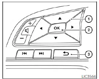 Nissan Sentra vehicle information display controls 7 inch Type B