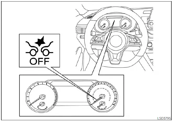 I-FCW system temporarily unavailable warning Nissan Sentra