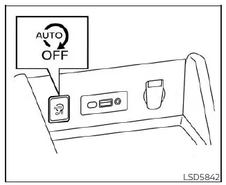 Nissan Sentra Idling Stop OFF switch location