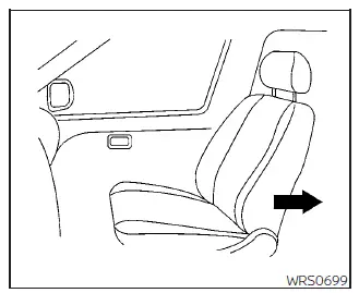 Nissan Sentra forward-facing child restraint installation using seat belt step 1