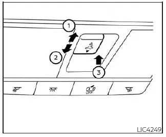 Nissan Sentra power moonroof control and glass panel