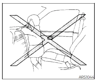 Nissan Sentra child safety seating position illustration