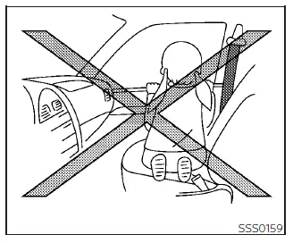 Nissan Sentra SRS safety illustration overview