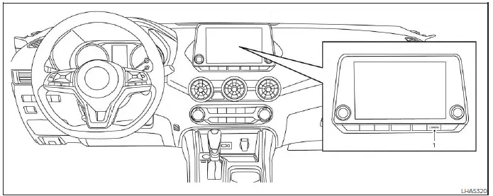 Nissan Sentra RearView Monitor display
