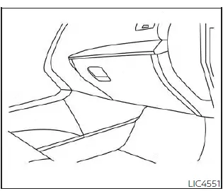 Nissan Sentra glove box compartment
