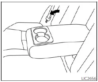 Nissan Sentra rear cup holders