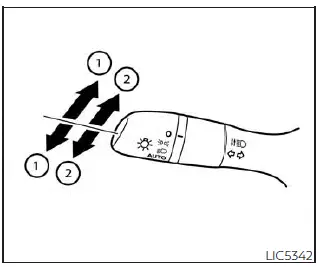 Nissan Sentra turn signal and multifunction lever