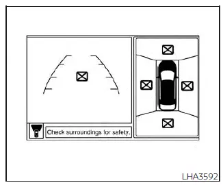Nissan Sentra Intelligent Around View Monitor interference warning