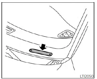 Nissan Sentra VIN plate location