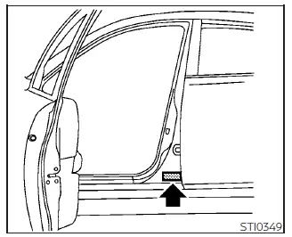 Nissan Sentra FMVSS CMVSS certification label