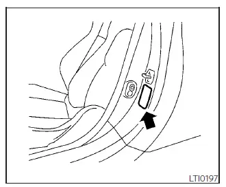 Nissan Sentra tire and loading information label