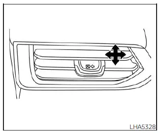 Nissan Sentra side air vents