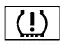 Nissan Sentra low tire pressure warning light