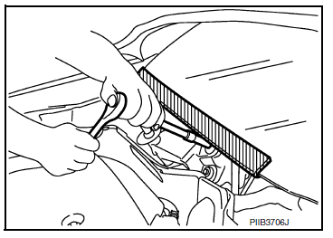 When performing the procedure after removing cowl top cover, cover