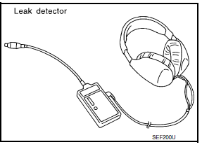 Evap leak check