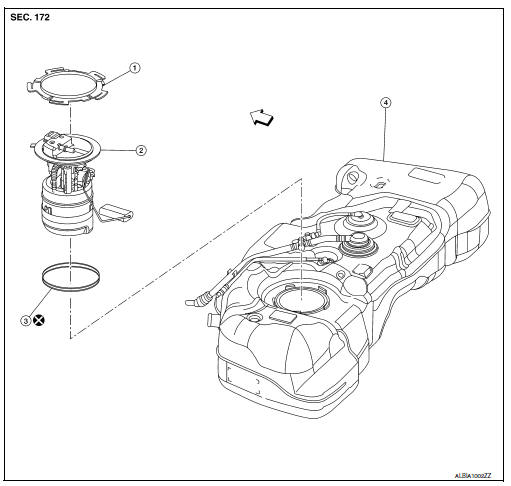 Fuel level sensor unit, fuel filter and fuel pump assembly