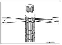 Input shaft and gear 