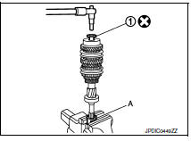 Input shaft and gear 