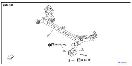 Rear suspension beam