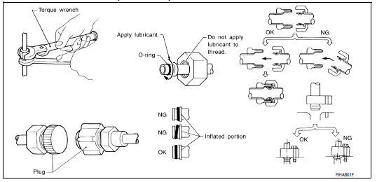 Precautions for refrigerant system service