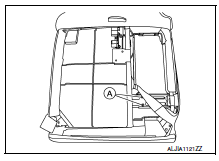 Removal and Installation - Seat Cushion Assembly