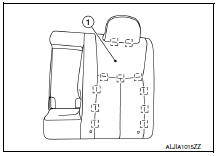 Rear seatback assembly (lh)