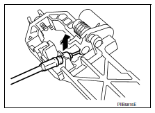 Rear door handle : removal and installation - outside handle