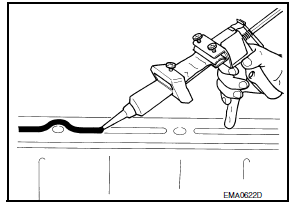 Liquid gasket application procedure