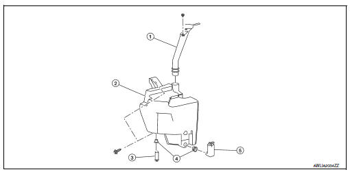 Washer tank