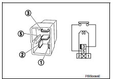 B2616 ignition relay circuit